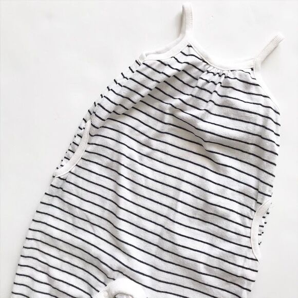 Old Navy stripe tank jumpsuit GUC 3-6m - Picture 2 of 6